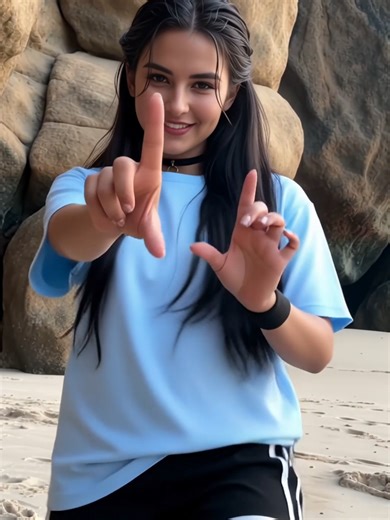 Ai girl - one take video unedited - meme dance #aivideo