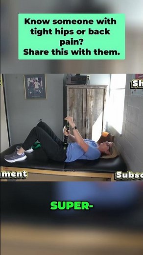 Release Psoas Muscle Easy Technique for Relief without Expensive Equipment! #shorts