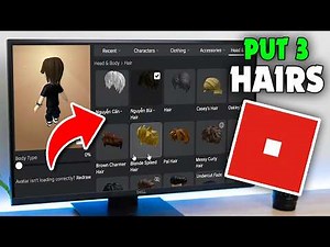 How To Put 3 Hairs On Roblox (2026)
