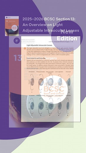 Be at the forefront of clinical knowledge with the new BCSC Section 13: Refractive Surgery. | American Academy of Ophthalmology