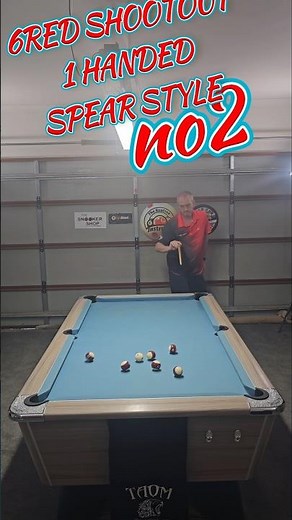 The AMAZING One Handed 6Red Shootout Pool Challenge You Won't Want to Miss