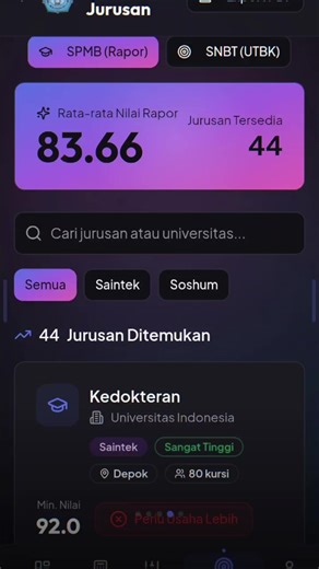 Web Simple Untuk Menghitung Nilai Rata-Rata Report & Rekomendasi PTN. #smkrr #MadeWithLove #teknikalatberat #fyp #teknikinformatika