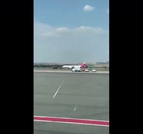 Iberia airbus returns to Madrid after bird strike after takeoff