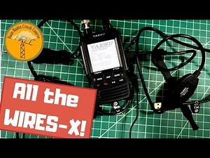 How To Setup a Yaesu FT2DR Wires X Node SCU 39 cable kit