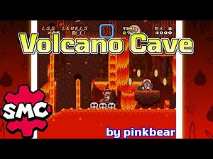 Super Mario Construct: Volcano Cave by pinkbear