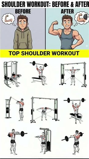 9 Ultimate Shoulder Workout to Transform Upper Body | #workout #shoulderworkout #shorts