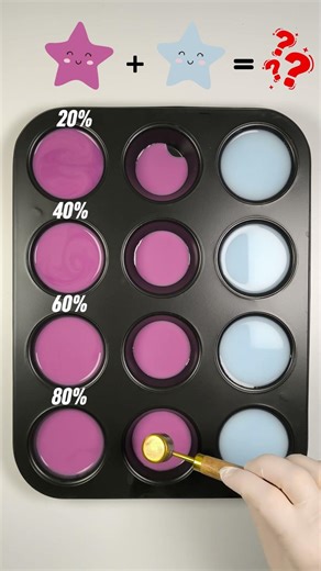 Hopbush × Light Blue Grey 🌺🩵 | Calm & Satisfying Color Mix #colormixing #colormix #colorpalette