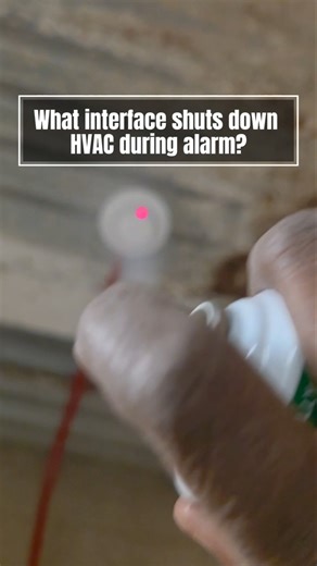 Which component shuts down your HVAC during a fire alarm? #firealarm #hvac #safety