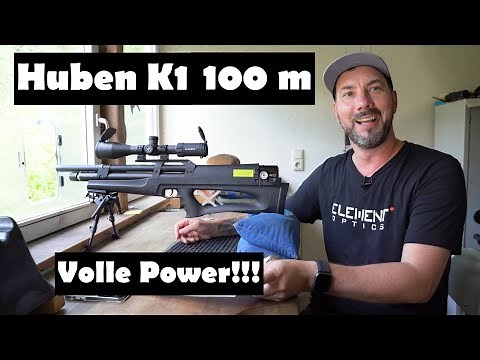 Huben K1 at 100 m - Full power!