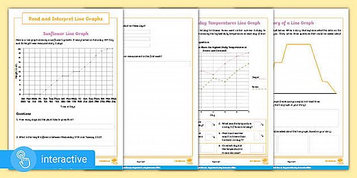 Interactive PDF: White Rose Maths Supporting Year 6: Summer Block 1 Statistics: Read and Interpret Line Graphs