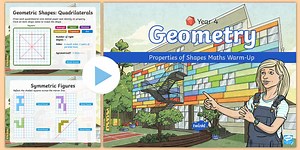Year 4 Properties of Shape Warm Up PowerPoint