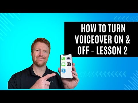 How to Turn VoiceOver On & Off - VoiceOver Training Series - Lesson 2
