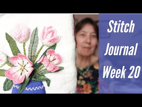 Stumpwork Tulips: The Art of 3D Embroidery