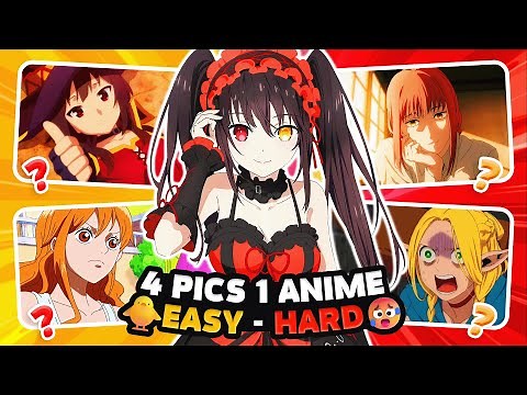 4 WAIFU 1 ANIME QUIZ 🍓🍥 (🐤 SUPER EASY ➜ HARD 🥵) Anime Quiz