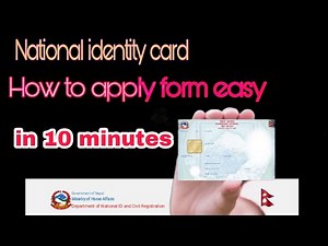 How to apply form online for National identity card? Learn more by Mr jit kaucha