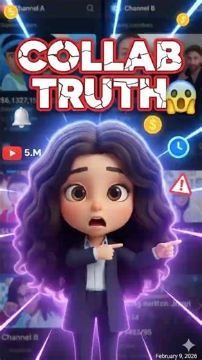 YouTube Collaboration Truth 😱 Subscribers & Watch Hours Explained #Shorts #youtube #collab