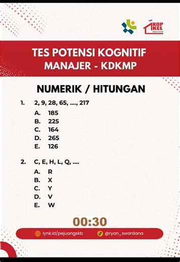 Teman2, ini kesempatan kamu buat upgrade persiapan kamu! 📚✨ Dengan order ebook SEKARANG, kamu nggak cuma dapat materi lengkap dan update… 🎁 Tapi juga dapat BONUS KELAS ZOOM GRATIS!✨ Di kelas ini, kita bakal bahas strategi, kupas soal-soal tricky, dan bikin kamu lebih paham materi dengan cepat & tepat 💡 💥 Kesempatan terbatas, jangan nunggu nanti! Amankan ebook bonus kelasnya sekarang. Klik link di bio untuk order! 🔥 #sppi #kdkmp #knmp #kognitif #ebook