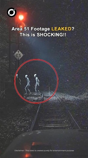 Area 51 LEAKED Footage: Proof Aliens Are Real?! #trending #alien #shorts