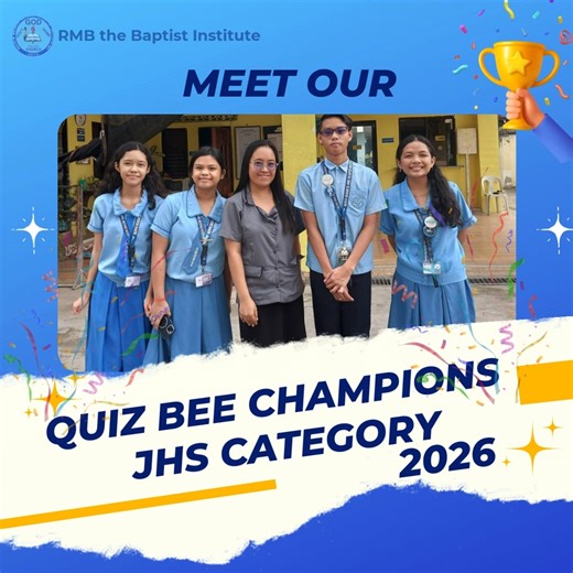 24 reactions · 5 comments | Our junior high quiz bee team did it...