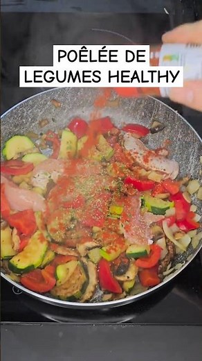 Légumes Sautés et blanc de poulet : Recette rapide, protéinée et healthy pour sport, perte de poids