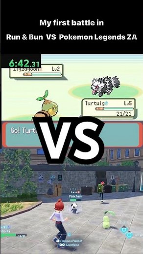 My First Pokemon Battle Then VS Now | Pokemon Run & Bun VS Pokemon Legends ZA