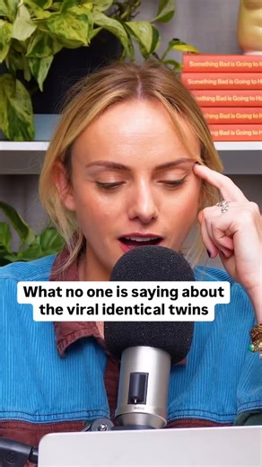 Why are we so obsessed with identical twins? Listen to today’s episode of Mamamia Out Loud for the full discussion. | Mamamia Out Loud