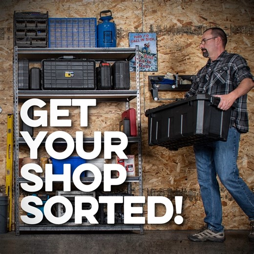 15K views · 27 reactions | Is clutter creating chaos in your workspace? Check out these great deals on a selection of shelving, containers, racking and other storage solutions. Visit us in-store or online to get organized!  https://prnc.es/42szZQY | Princess Auto | Facebook