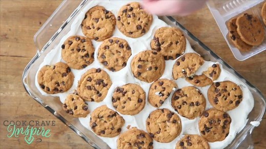 No Bake CHIPS AHOY! Icebox Cake. 10 minutes of prep for a totally amazing dessert! The perfect potluck treat! | Spend With Pennies
