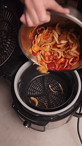 3.7K views · 26 reactions | Happy Easter Monday! Today, we're asking our favourite question... what’s everyone having for dinner? How about spicy harissa chicken fajitas quickly rustled up in the Ninja 9-in-1 Multi Cooker? 朗  James Brooks  OP350UK | Ninja Kitchen UK | Facebook