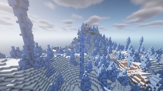 Top 5 Minecraft seeds for ice spikes biome