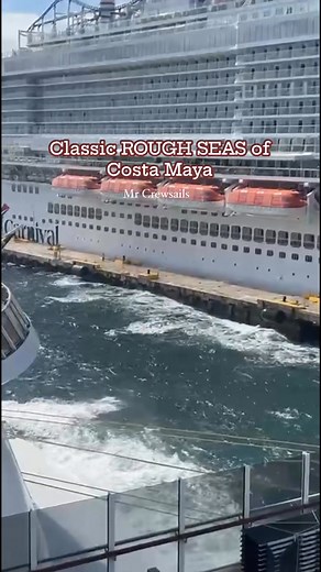 514K views · 1.6K reactions | It’s always rough seas in Costa Maya port. #fblifestyle #mrcrewsails #highlights | Mr Crewsails | Facebook