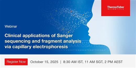 Clinical applications of Sanger sequencing and fragment analysis via capillary electrophoresis