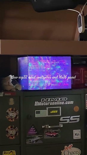 Updated simple 70s disco light with addressable led technology #esp32 #wled