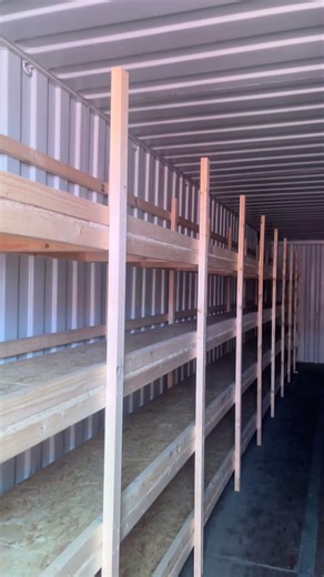 Racked out 40ft #shippingcontainersforsale