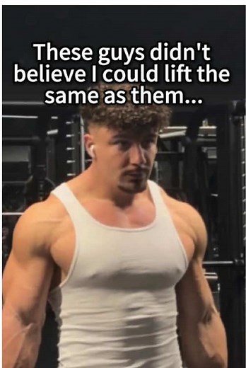 These guys didn't believe I could lift the same as them... #gym #reaction #womanpower #skills #calisthenics