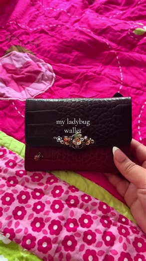 i will forever appreciate the woman that gave me this for $30 😭🩷 °❀🐞⋆.ೃ࿔*:･ brand is brighton! i bought it on poshmark! :) #fyp #whimsy #whimsical #lovedladybug #whimsytwee