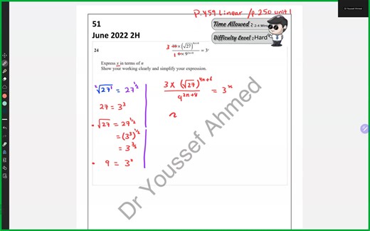 Hello everyone, Indices topic IGCSE maths Edexcel June 2026 modular and linear Edexcel maths Important ideas 💡 بالتوفيق ❤️❤️ | Mr.Yousef IGCSE & IAL maths