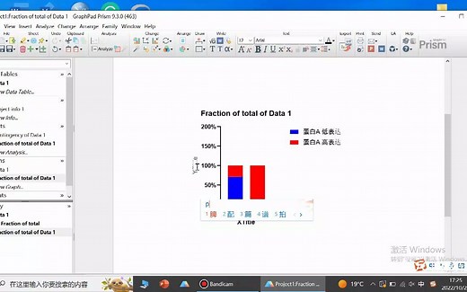 卡方检验的graphpad prism作图