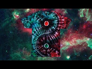 Red and Green Yin Yang Galaxy Tie Dye Tutorial