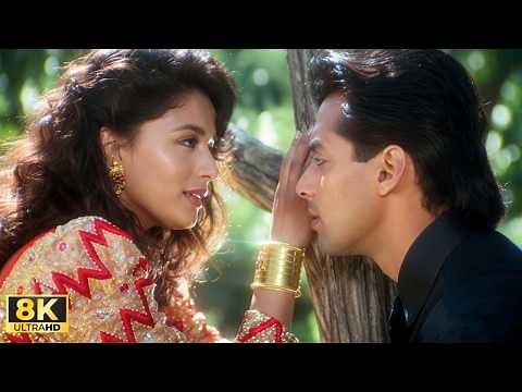 Pure 90s Magic: Dekha Hai Pehli Baar 8K Video | Salman Khan 💖 Madhuri Dixit | Saajan (1991) Hits