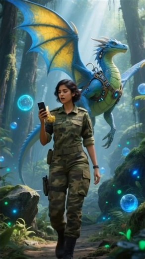 Indian Lady Soldier Build a Robotic Zebra for Alien 👽👽 #shorts #ai #army #save #alien