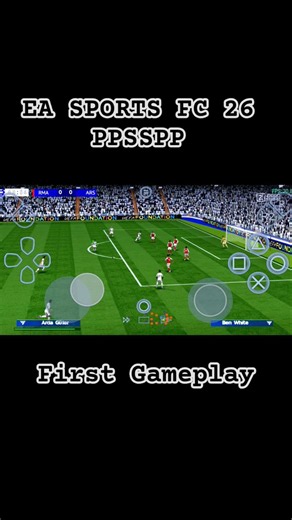 EA SPORTS FC 26 PPSSPP FIRST GAMEPLAY V2 #pes #pes #efootball #ppsspp #fc26 #ppsspp_games #fifa