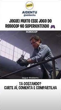 Joguei MUITO esse JOGO do ROBOCOP no SUPERNINTENDO 🎮😁