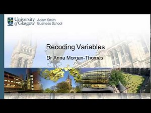 SPSS 24 Tutorial 11: Recoding Variables