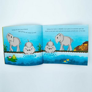 African Folklore Stories Hoe die Olifant sy Slurp gekry het Afrikaans