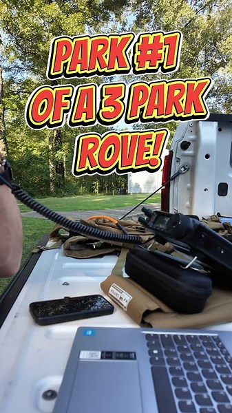 40m Hamstick Activation! #pota #parksontheair #antenna #hamradio