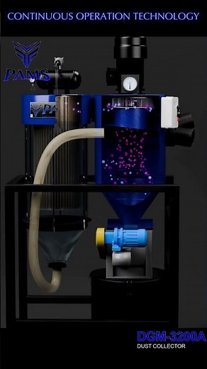 DGM-3200A Dust Collection System CNC Router Phantom CNC Systems