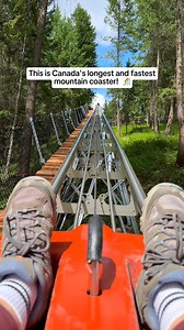 This is Canada’s fastest and longest mountain coaster! 🎢🔥 Golden BC’s Railrider Mountain Coaster is not your average thrill ride. This single-track alpine coaster lets you fly down a mountainside at up to 40 km/h. And you fully control the speed of this yourself using levers. Don’t use the brakes for maximum fun! 😆 The coaster is part of the Golden SkyBridge adventure park, home to Canada’s highest suspension bridge, a zipline, a giant canyon swing, a ropes course, and unreal mountain views.�