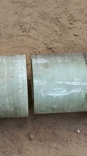 GRP Pipe Joint Preparation for Jointing