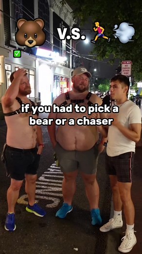 Bears 🆚 Chasers (ptown bear week) #gaybear #gay